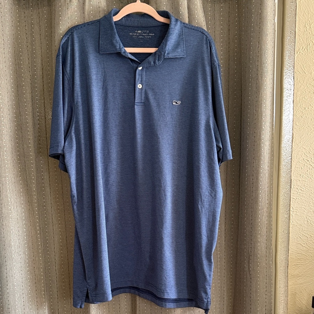 Vineyard Vines Classic Blue Polo Shirt